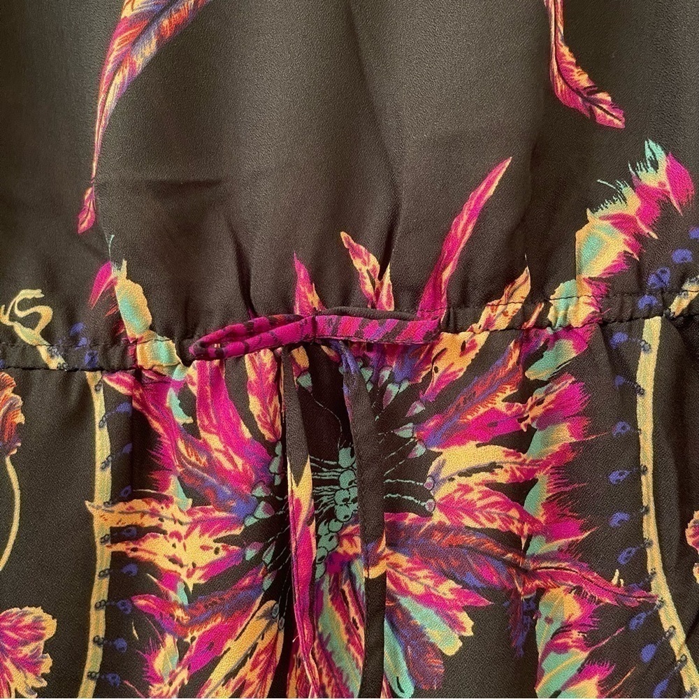 SIMPLY be black print maxi dress size 18 (G11) - Picture 3 of 6